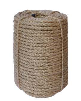 Ilikeec 8Mm Jute Rope 164 Feet Braided Heavy Duty Twine Natural Thick Jute Twine Rope For Cat Scratch Post Craft Diy Artwork