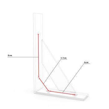 Shelf Brackets White Shelf Bracket 6 Inch X 4 Inch Shelf Support 90 Triangle Angle Brackets For Shelves Heavy Duty Floating She