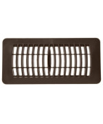 Rocky Mountain Goods 4 X 10 Plastic Vent Register Brown Heavy Duty Plastic Louvered Design Easy Flow Adjust Lever