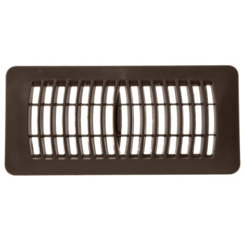 Rocky Mountain Goods 4 X 10 Plastic Vent Register Brown Heavy Duty Plastic Louvered Design Easy Flow Adjust Lever