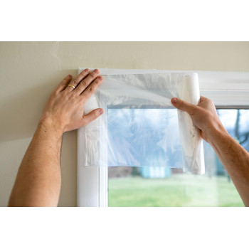 Duck Max Strength Window Insulation Kit Winter Window Seal Kit Fits Up To 10 Windows Heavy Duty Shrink Film Cuts To Size For E