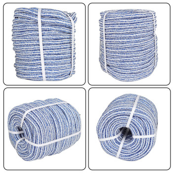 Tinvhy 34 Inch X 150 Feet Double Braid Polyester Rope 20000Lbs Breaking Strength Strong Pulling Rope For Tree Work Camping Swin