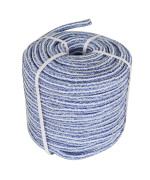 Tinvhy 34 Inch X 200 Feet Double Braid Polyester Rope 20000Lbs Breaking Strength Strong Pulling Rope For Tree Work Camping Swin