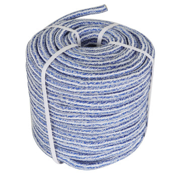 Tinvhy 34 Inch X 200 Feet Double Braid Polyester Rope 20000Lbs Breaking Strength Strong Pulling Rope For Tree Work Camping Swin