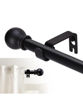 Gxoackj 58 Inch Decorative Curtain Rods Set With Brackets For Windows 48 To 8493 Inch Matte Black Splicing Heavy Duty Metal