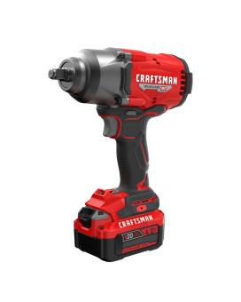 Craftsman V20 Rp Impact Wrench Cordless Brushless High Torque 12 Inch 4Ah Battery And Charger Included Cmcf940M1