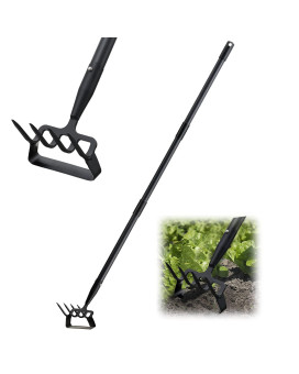 Bsbsbest Hoe Garden Tools 3762 Inch Gardening Tools For Weeding Stirrup Hoe Long Handle For Yard Weed Puller Scuffle Hula Ad