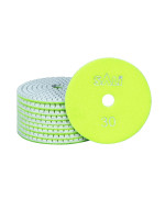 Sali 10 Pack Diamond Polishing Pads 4 Inch Wetdry Granite Stone Polish Pad Kit For Drill Grinder Polisher Polishing Pad For C