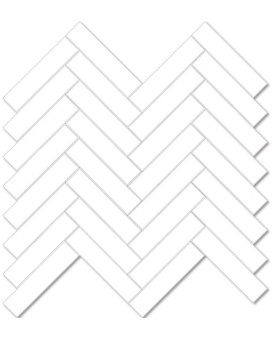 Vamos Tile Herringbone Peel And Stick Backsplash Tile 10 Sheets Thassos White Pvc Self Adhesive Tiles Stick On Wall Tile For K