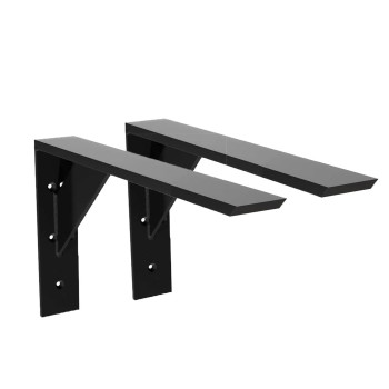 Heavy Duty Shelf Brackets 2 Pack 16 X 10 X 2 15 Steel Countertop Support Bracket L Brackets Mantel Bracket For Wood Grani