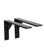 Heavy Duty Shelf Brackets 2 Pack 14 X 10 X 2 14 Steel Countertop Support Bracket L Brackets Mantel Bracket For Wood Grani