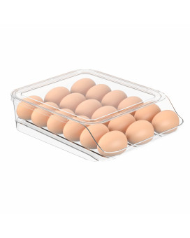 See Spring Egg Holder For Refrigerator 18 Egg Container For Refrigerator Egg Fresh Storage Box For Fridge Egg Storage Tray Or