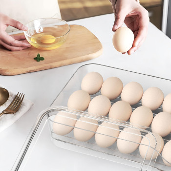 See Spring Egg Holder For Refrigerator 36 Egg Container For Refrigerator Egg Fresh Storage Box For Fridge Egg Storage Tray Or