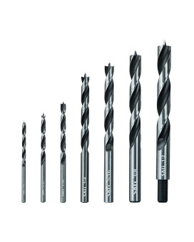 Sali Brad Point Wood Drill Bits 7Pcs Set Carbon Steel Wood Drill Bit Set For Hardwood Plywood Plastic Round Holes In All Types