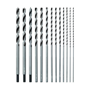 Sali 13Pcs Brad Point Wood Drill Bit Set Carbon Steel Wood Drill Bit Set For Hardwood Plywood Plastic Round Holes In All Types