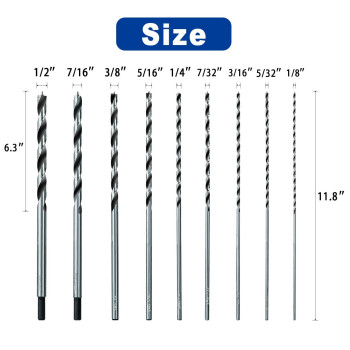 Sali 13Pcs Brad Point Wood Drill Bit Set Carbon Steel Wood Drill Bit Set For Hardwood Plywood Plastic Round Holes In All Types