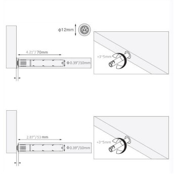 Bjsdkff 10Pcs Magnetic Push Latches For Cabinet Push To Open Door Latch Gray Soft Quiet Close Closers Plastic Damper Buffer Pu