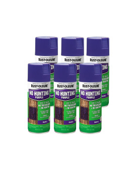 Rustoleum 2709706Pk Specialty No Hunting Purple Spray Paint 12 Oz 6 Pack