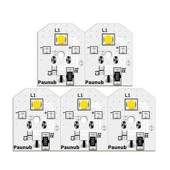 New Upgraded Wr55X11132 Refrigerator Bulb Light Replacement Led Compatible Wr55X25754 Wr55X26486 Wr55X30602 Eap12172918 4590213