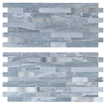 Midcard 20 Sheets Peel And Stick Backsplash Pvc Wall Tile For Kitchen Backsplash