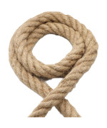 Imrope Versatile And Durable 1 Inch X 100 Ft Jute Rope Ideal For Tug Of War Swings Diy Crafts Gardening Home Decor And Ha