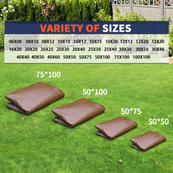 30X40 Rsw Heavy Duty Waterproof 12 Mil Safety Reversible Tarp Cover Uv Resistant Rip And Tear Proof Tarpaulin With Reinfor