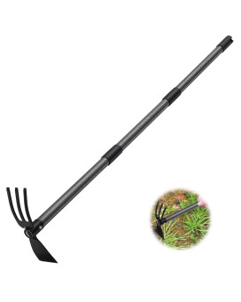 Hoe Garden Tool 45 Inch Long Garden Hoe And Cultivator Garden Hand Tiller With Long Handle Heavy Duty Garden Tools Hoe Cultivat