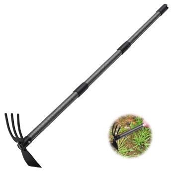 Hoe Garden Tool 45 Inch Long Garden Hoe And Cultivator Garden Hand Tiller With Long Handle Heavy Duty Garden Tools Hoe Cultivat