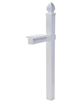 Architectural Mailboxes Wp000Wam Whitley Post No Size White