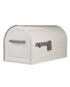 Architectural Mailboxes Reliant Galvanized Steel Locking Post Mount Mailbox Compatibility Code C Mb981Wam White Large Capa