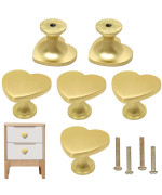 Ssyhqax 6 Pcs Brass Fourleaf Clover Knobs Handle Gold Cabinet Knobs Cabinet Drawer Dresser Furniture Kitchen Wardrobe Bathroom