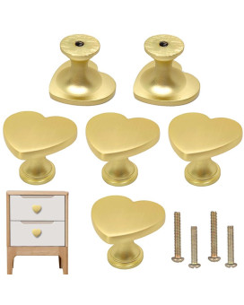 Ssyhqax 6 Pcs Brass Fourleaf Clover Knobs Handle Gold Cabinet Knobs Cabinet Drawer Dresser Furniture Kitchen Wardrobe Bathroom