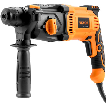 Vevor 1 Inch Sdsplus Rotary Hammer Drill 8 Amp Corded Drills Heavy Duty Chipping Hammers Wsafety Clutch Electric Demolition