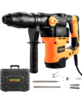 Vevor 1916 Inch Sdsmax Rotary Hammer Drill 13Amp Corded Drills Heavy Duty Chipping Hammers Wvibration Control Safety Clu