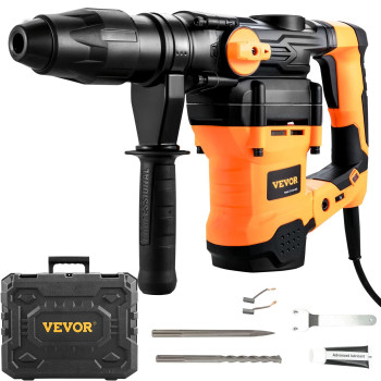 Vevor 1916 Inch Sdsmax Rotary Hammer Drill 13Amp Corded Drills Heavy Duty Chipping Hammers Wvibration Control Safety Clu