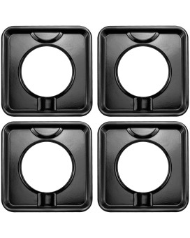 Gas Range Drip Pans Square By Pandeels 775 X 775 Inch Sgp400 Black Steel Heavy Duty Chrome Pan Replacement Replace Wp7863