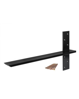 Free Hanging T Shelf Bracket Solid Heavy Duty Steel Knee Wall Hidden Granite Countertop Support Floating Bracket Hardware Univ