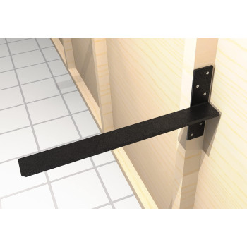 Free Hanging T Shelf Bracket Solid Heavy Duty Steel Knee Wall Hidden Granite Countertop Support Floating Bracket Hardware Univ