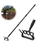 Garden Hoe Cultivator Stirrup Hoe Garden Tool For Weeding 62 Inch Heavy Duty Hula Hoe With Adjustable Long Handle Action Scuf