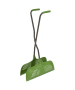 Ames Leaf Grabber Rake With Long Handle Cushioned Grip For Leaves Lawn Clippings Twigs Yard Waste