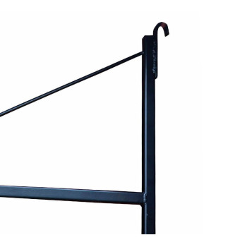 Mytee Products 3 Tier Shipping Container Shelving Bracket With 18D X 60H Black Powder Coated Steel Shelf Brackets For