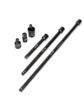 Neiko 00240A 38 Inch Impact Socket Extension And Socket Adapter Set 6 Pc Reducer Set 5 10 15 Long Extension Bars Uni