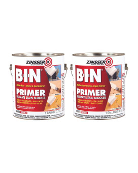 Zinsser 3209912Pk Bin Shellacbase Primer Gallon White 2 Pack