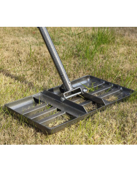 Lawn Leveling Rake 17X10 Heavy Duty Lawn Leveler With Adjustable Handle Dirt Ground Level Tool For Yard Garden 72 Inch