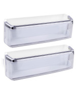 2 Pcs Aap73252302 Door Shelf Bin Left Compatible With Lg Kenmore Sears Replaces Ap5602874 Aap73252311 Aap73252306 2652315