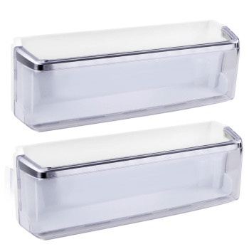 2 Pcs Aap73252302 Door Shelf Bin Left Compatible With Lg Kenmore Sears Replaces Ap5602874 Aap73252311 Aap73252306 2652315