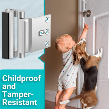 Door Reinforcement Lock Home Security Front Door Locks For Kids Safety Child Proof Door Latch Lock Top High Security Door Lock