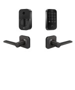 Yale Assure Lock 2 Touchscreen With Wifi And Valdosta Lever In Black Suede