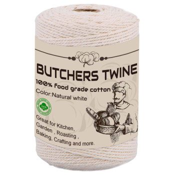 Cotton Bakers Twine 509Ft Natural White Twine String 2Mm Butchers Twine White Twine Kitchen Twine Cooking Twine Garden Twine Str