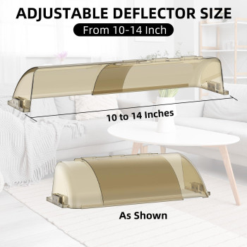 Air Vent Deflectors For Home Floor Heat Deflectors For Floor Registers Adjustable 10 To 14Inches Magnetic Deflector For Ve